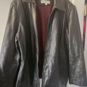 Women's Black Leather Jacket
